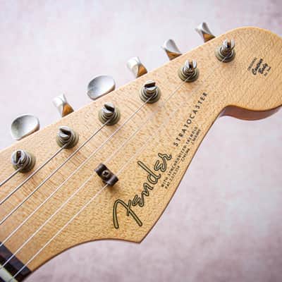 FENDER USA Custom Shop '63 Reissue Stratocaster Journeyman Relic "Fiesta Red" (2022) image 12