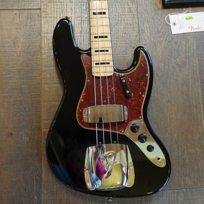 2024 Fender Custom Shop '68 Jazz Bass Relic Electric Bass Aged Black + COA OHSC image 7