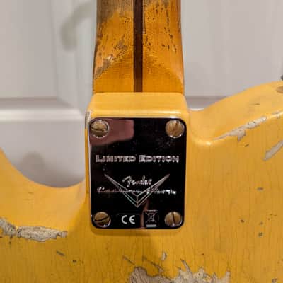 Fender Custom Shop LTD 1951 Telecaster Super Heavy Relic 2021 - Aged Nocaster Blonde image 15