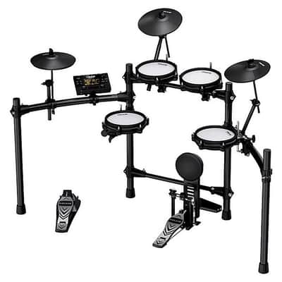 Nux DM-210 Electronic Drum Kit – Mesh Heads, Quiet Practice, Compact All-in-One Set image 11
