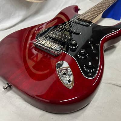 Fender American Select Stratocaster Strat HSS - Crimson Red Electric Guitar image 17