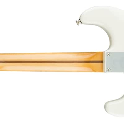 Fender Jimi Hendrix Stratocaster Guitar Maple Fingerboard, Olympic White w/ Gig Bag image 7
