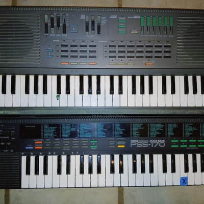Buy used 2 Vintage 1980s Retro Yamaha Keyboard PROJECTS PSS-170 PSS-460
