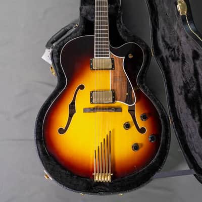 Heritage - Standard Eagle Classic Hollowbody Electric Guitar - Original Sunburst 2023 + Case image 3