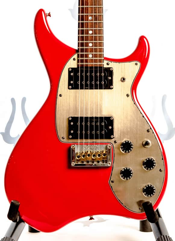 Daion Savage Red Electric Guitar w/ Original Daion Branded Hardshell Case image 1