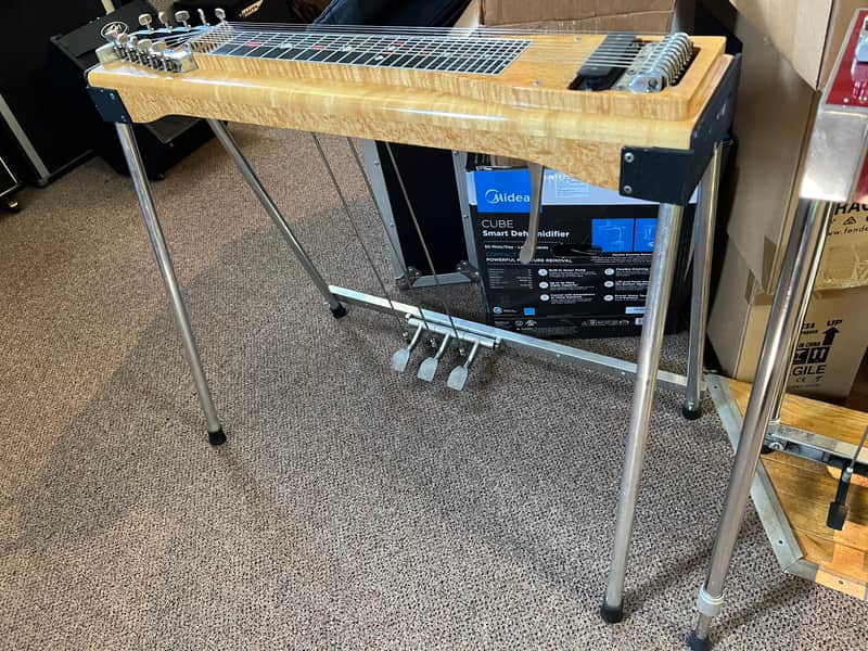 September 1973 Sho-Bud Maverick Pedal Steel Guitar Birdseye Maple image 1
