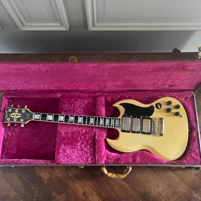 Gibson SG custom 1975 - Polaris white - 100% original - No break image 2