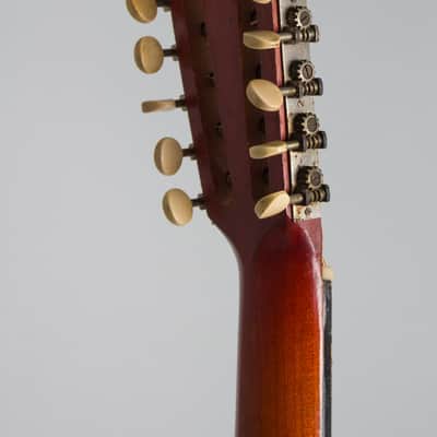 C. Bruno & Son Lyra Model 493 12 String Flat Top Acoustic Guitar, made by Oscar Schmidt,  c. 1925, black hard shell case. image 14