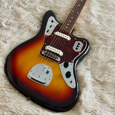 Fender Jaguar '66 Reissue MIJ Sunburst Electric Guitar image 4