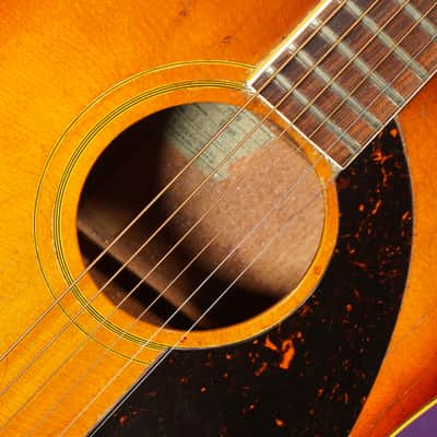 1967 Epiphone FT79 (Gibson) Texan Slope Dreadnought Guitar (VIDEO! Work Done, Ready) image 7