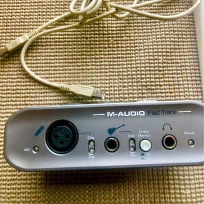 M-Audio Fast Track USB Audio Interface 2000s - Gray image 1