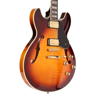 Yamaha SA2200 Semi-Hollow Violin Sunburst image 5