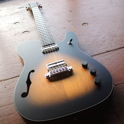 Gronlund #132. Set Neck Telecaster. Semi Hollow. TV Jones Supertron Pickups. Tonepros Bridge. image 7