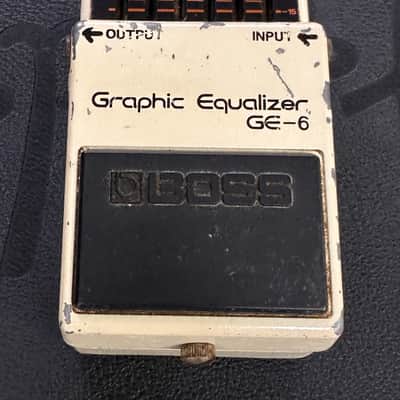 Boss GE-6 Graphic Equalizer (Black Label) 1977 - 1981 - Cream image 2