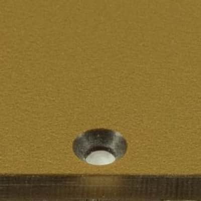Custom Pickguard For 1996 - 1988 Made in Japan Squier by Fender Bullet S-3T - Gold/Clear/Gold  .090" image 2