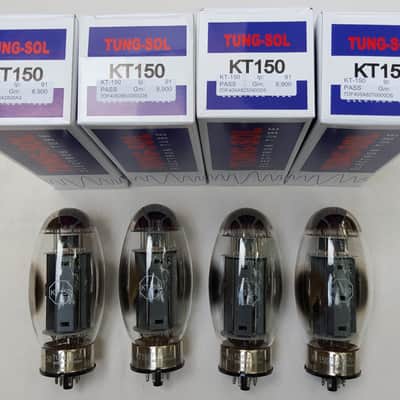 New 4x Tung-Sol KT150 | Matched Quad / Quartet / Four Tubes |  Tungsol Free Ship