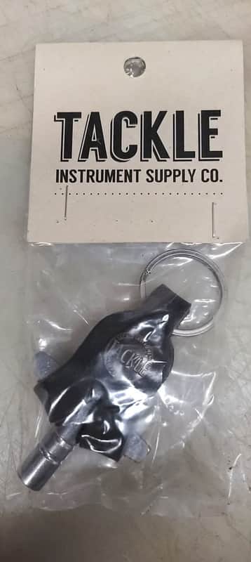 Tackle TACKLE Leather Keychain Drum Key Holder BLACK image 1