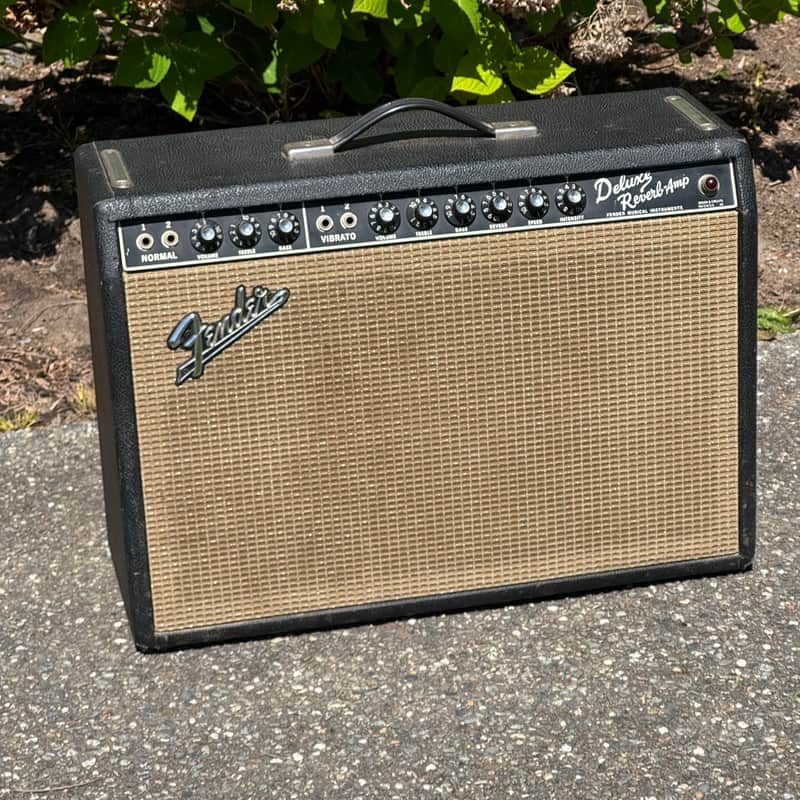 1966 Fender Deluxe Reverb - Blackface image 1