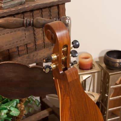 Roosebeck DMCRT5 Mountain Dulcimer 5-String with Cutaway Upper Bout and F-Holes 2010s - Natural image 8
