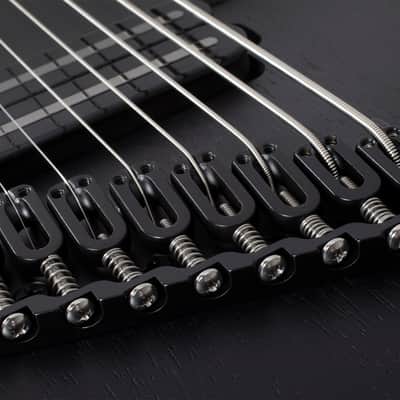 Schecter PT8MS Black Ops Lefty - Satin Black Open Pore image 11