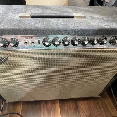 Fender Twin Reverb 2-Channel 100-Watt 2x12" Guitar Combo 1972 - 1976 - Silverface image 4