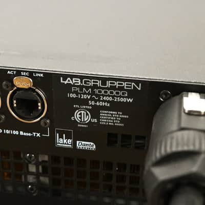 Lab Gruppen PLM 10000Q Powered Loudspeaker Management System CG0104K image 10