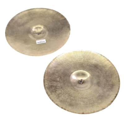 Used Vintage Ludwig Standard Paiste Hi Hat Cymbals 14" 642/682 grams - Fair image 9