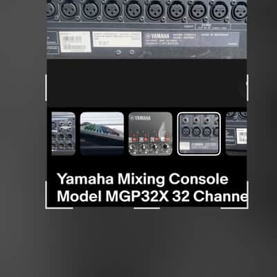 Yamaha MGP32X 32 Channel Analog Mixing Console 2017 - Present - Black image 2