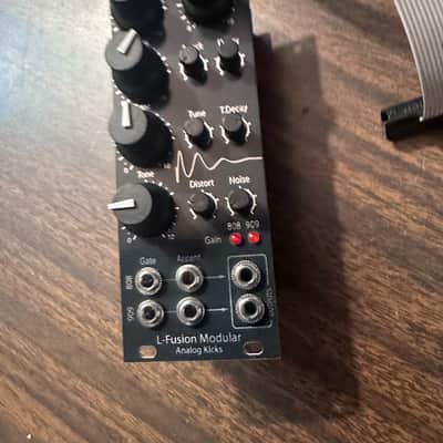 LFusion Electronics Analog Kicks 808+ 909 Discrete transistor Eurorack Dual synth module image 6