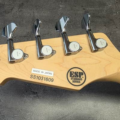 ESP Surveyor 5 Bass Natural Ash EMG Five String Pro Artist Studio Bass 2010 OHSC MIJ Japan Precision-Jazz Body image 10