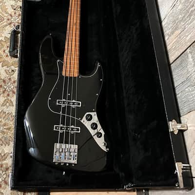 New Fender Jazz Bass Fretless, Black, Custom Capital City Guitars Bass USA Built, Amazing image 19