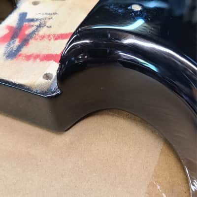 Genuine Fender Squier Stratocaster 70s Vintage Modified Body Black image 4