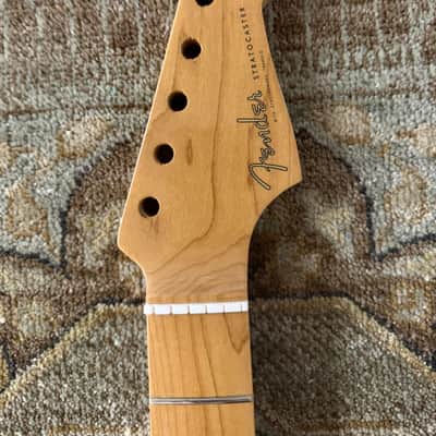 Fender Roasted Maple Vintera® Mod '60's Stratocaster® Neck, 21 Medium Jumbo Frets, 9.5", "C" Shape image 7
