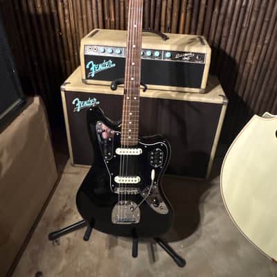 1962 Fender Jaguar Reissue- Piano Black image 1