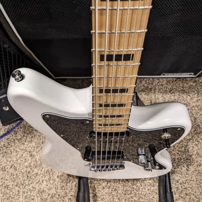 SubZero Rogue VI 30"-scale Baritone / Bass VI - Tuned E-E @ Bass Octave - Seymour Duncan P-Rails Pickups with Custom Switching, Locking Tuners & Brass Nut image 15