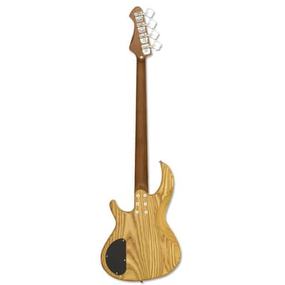Aria 313MKII-OPN Detroit Pro II Hot Rod Body Ash Roasted Maple Neck 4-String Electric Bass Guitar image 2