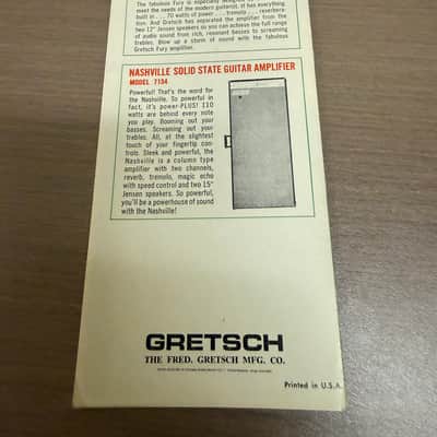 Gretsch 1964 Guitar Catalog with Price Sheets and Extras! Number 31 1964 image 10