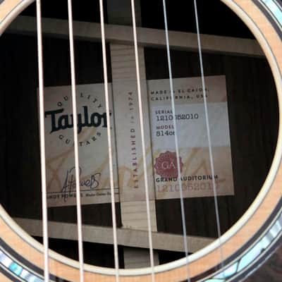 2023 Taylor 814ce Grand Auditorium Acoustic Guitar- ES2 image 3