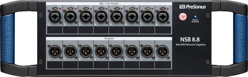 PreSonus NSB 8.8 Networked Stage Box Black
