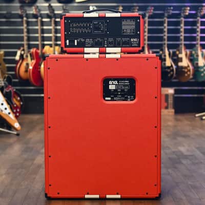 Engl E633 EE212VB Pro-40th Fireball 25 40th Anniversary 2-Channel 25-Watt Guitar Amp Head + Cabinet from 2024 in racing Red Bild 6