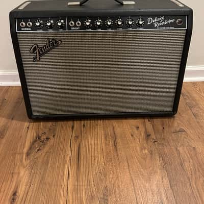 Fender '64 Custom Deluxe Reverb-Amp 2-Channel 20-Watt 1x12" Guitar Combo 2017 - Present - Black image 1