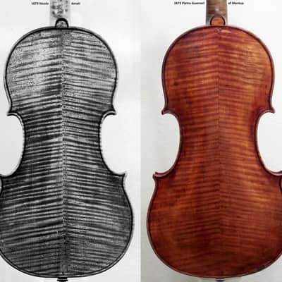 A very fine violin by Pietro Giovanni Guarneri, dated 1673 image 12