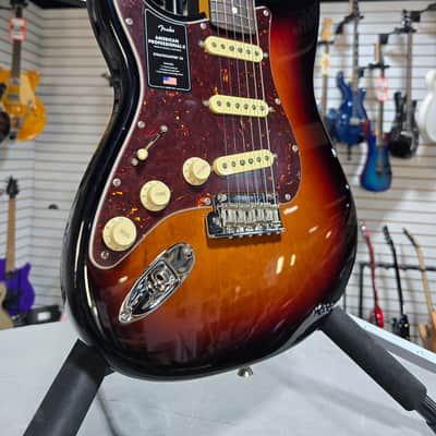 Fender American Professional II Stratocaster LH - 3 Color Sunburst w/Rosewood Fb + OSHC & PLEK*D #058 image 1