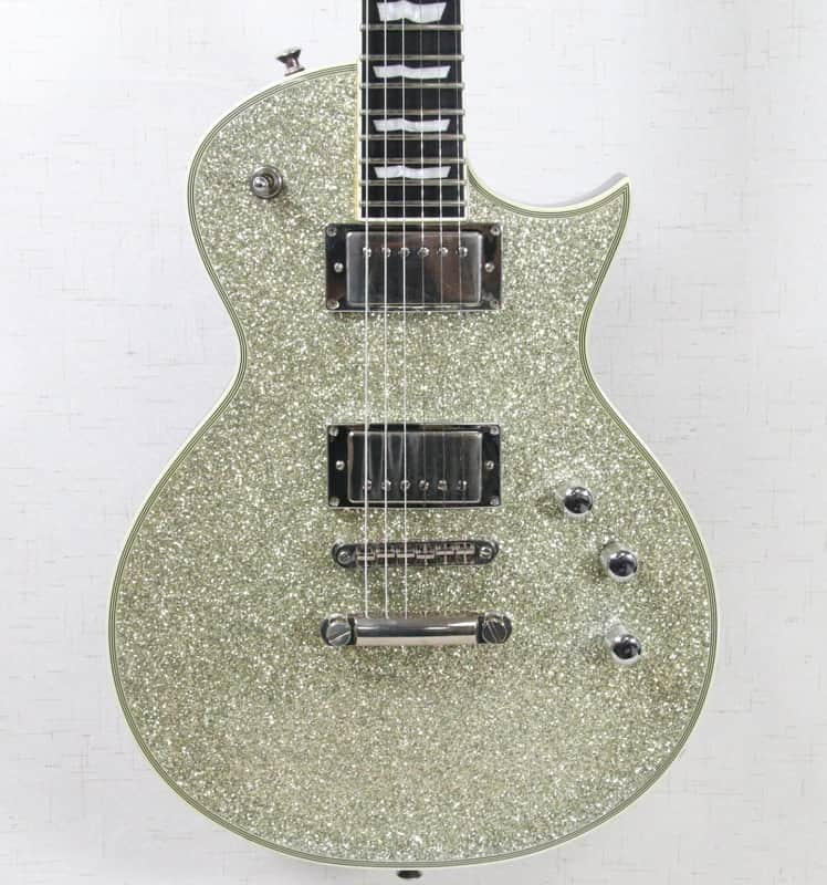 ESP Eclipse 2012 Standard Series Silver Sparkle MIJ Electric Guitar w/OHSC NICE! image 1