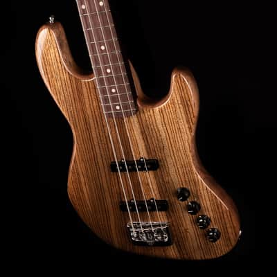 Fender Custom Shop Masterbuilt Jason Smith Custom Classic Jazz Bass NOS Zebrawood Natural With Case image 3