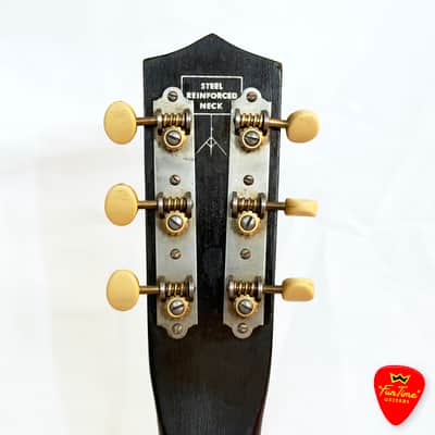 1960s Kay K1160 Parlor Guitar Tobacco Sunburst Musical Note Acoustic – “Danny” image 14