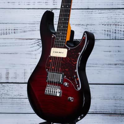 Yamaha Pacifica PAC611VFM Electric Guitar | Dark Red Burst image 5