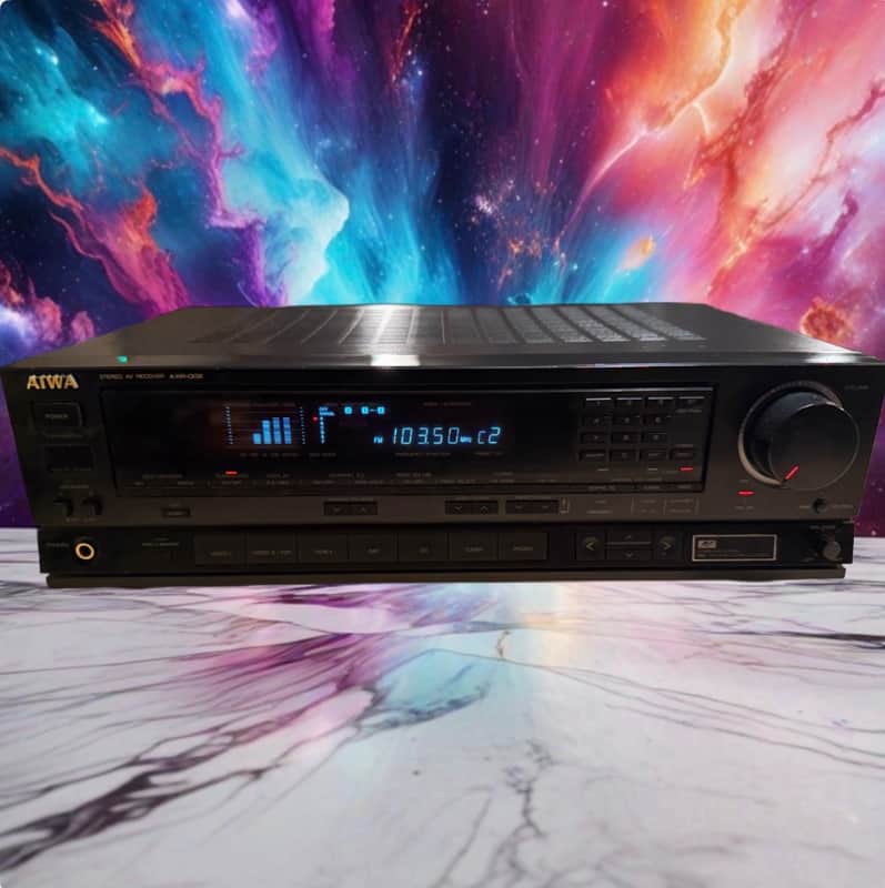 Aiwa AXR-002 Stereo Receiver Vintage Hi-Fi Audio Amplifier Serviced Very Rare!🔥