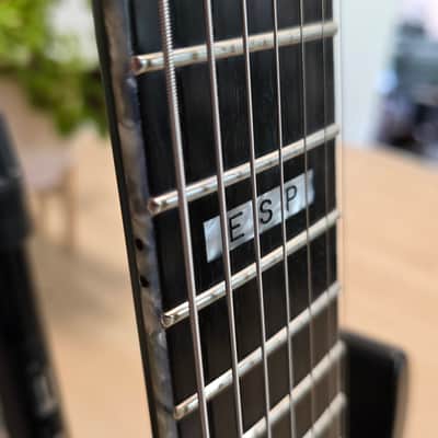 ESP Horizon NT-7B E-II BRAND NEW! Satin Black Matte 7 String Baritone EMG 2015 NOS New Old Stock 40th Anniversary Seven String Guitar image 5