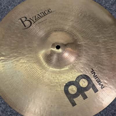 Used Meinl Byzance Traditional Medium Crash Cymbal 16" - Good image 2